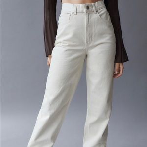 BDG High Waisted Baggy Jean - Ivory